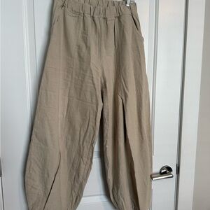 IXIMO casual elastic waist Lantern Pants